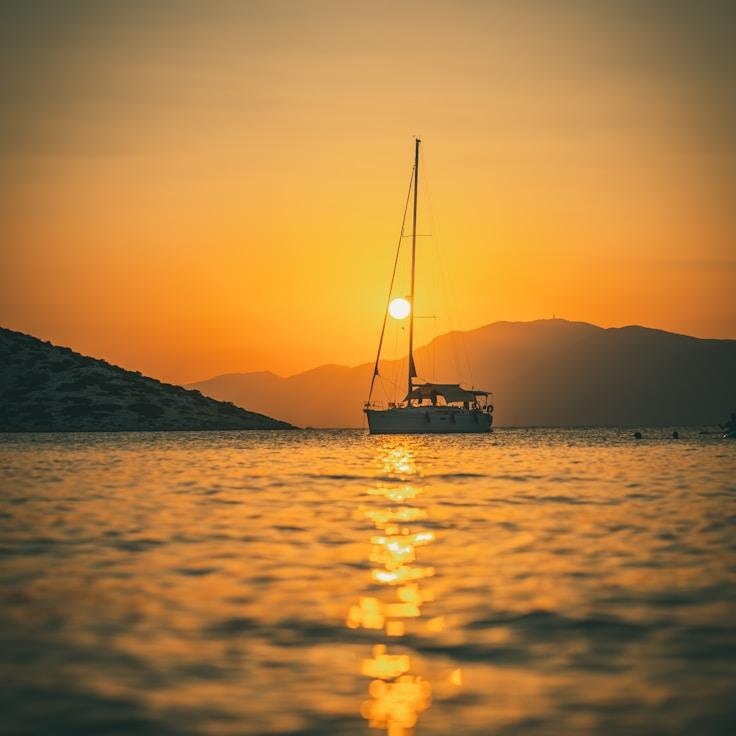 Business getaway on yacht